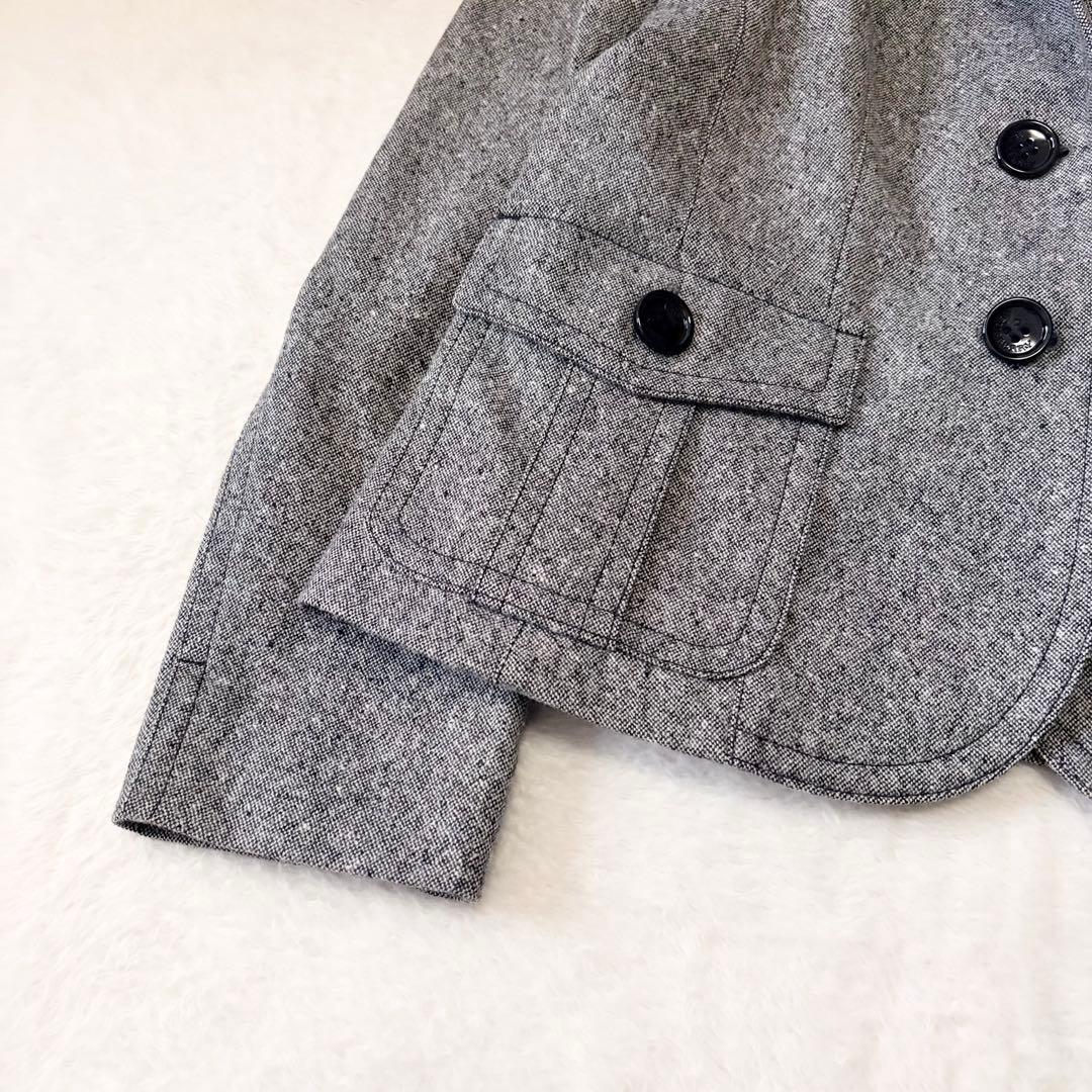 5793 【美品】 バーバリーロンドン テーラードジャケット 42 ツイード