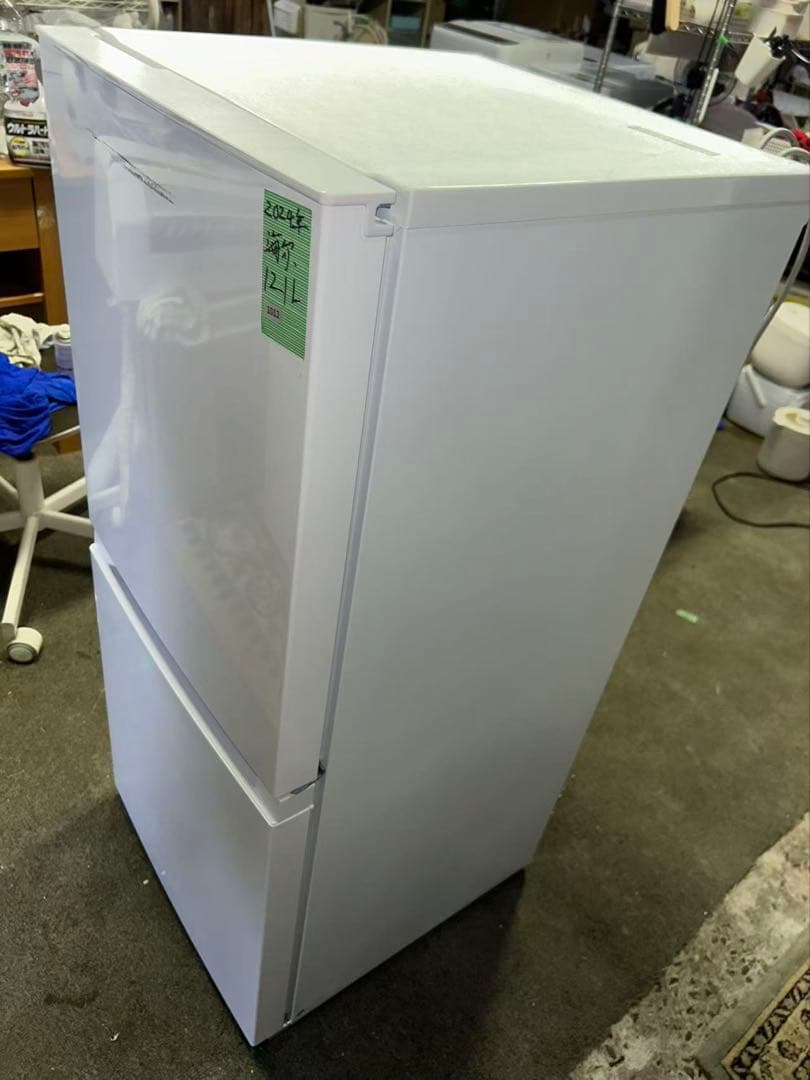 24年　2ドア冷蔵庫 121L 1012
