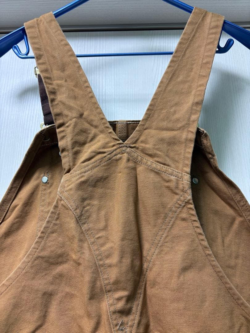 希少なコラボ&モデルサイズ46×32カーハート オーバーオール Columbia