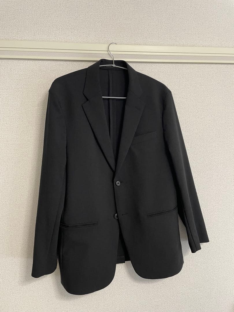 【ナッツ☆ページ】感動ジャケット　ネイビー＆ブラック2着　セットアップ