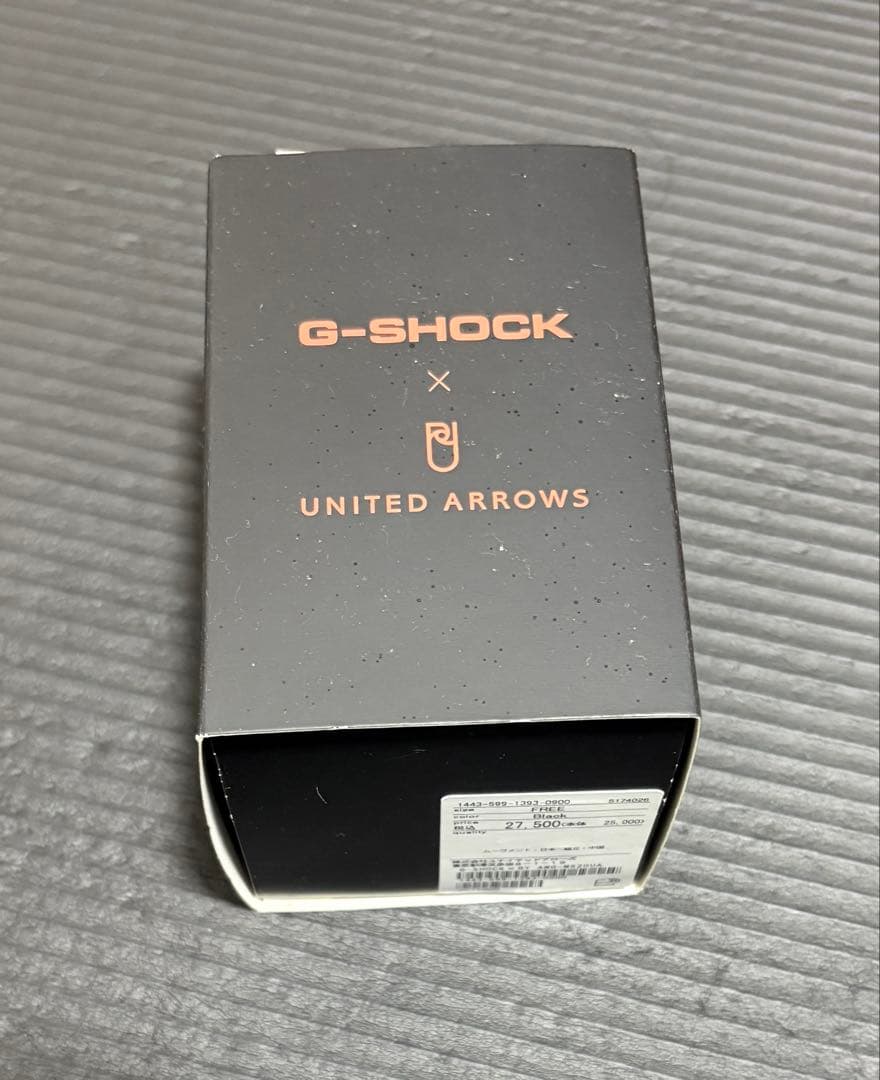 G-SHOCK ユナイテッドアローズコラボ デジタル腕時計 ブラック＆オレンジ