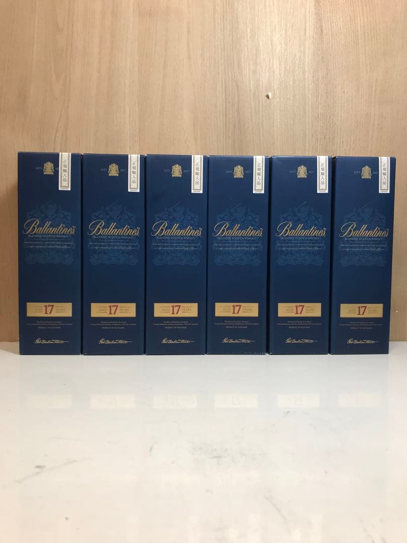 525［未開栓］Ballantine's 17年 ウイスキー 6本