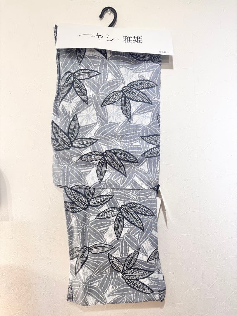 最終値下げ！新品・未使用品！浴衣 つやび雅姫 綿麻 有松鳴海絞り調 帯付き