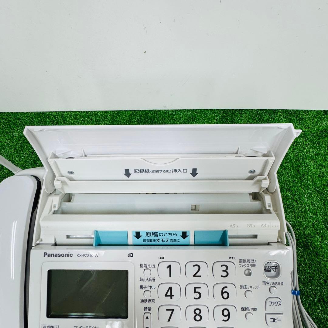 展示品 Panasonic 電話機 親機KX-PZ210-W FAX