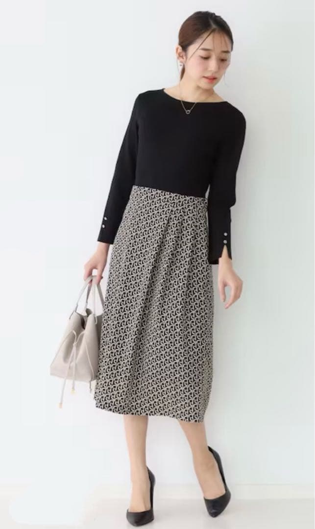 専用 柄スカート ワンピース COUP DE CHANCE クードシャンス