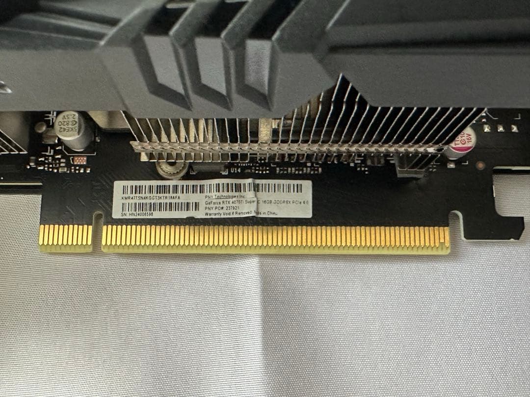 グラフィックボード・グラボ・ビデオカード PNY GeForce RTX 4070 Ti Super 16GB