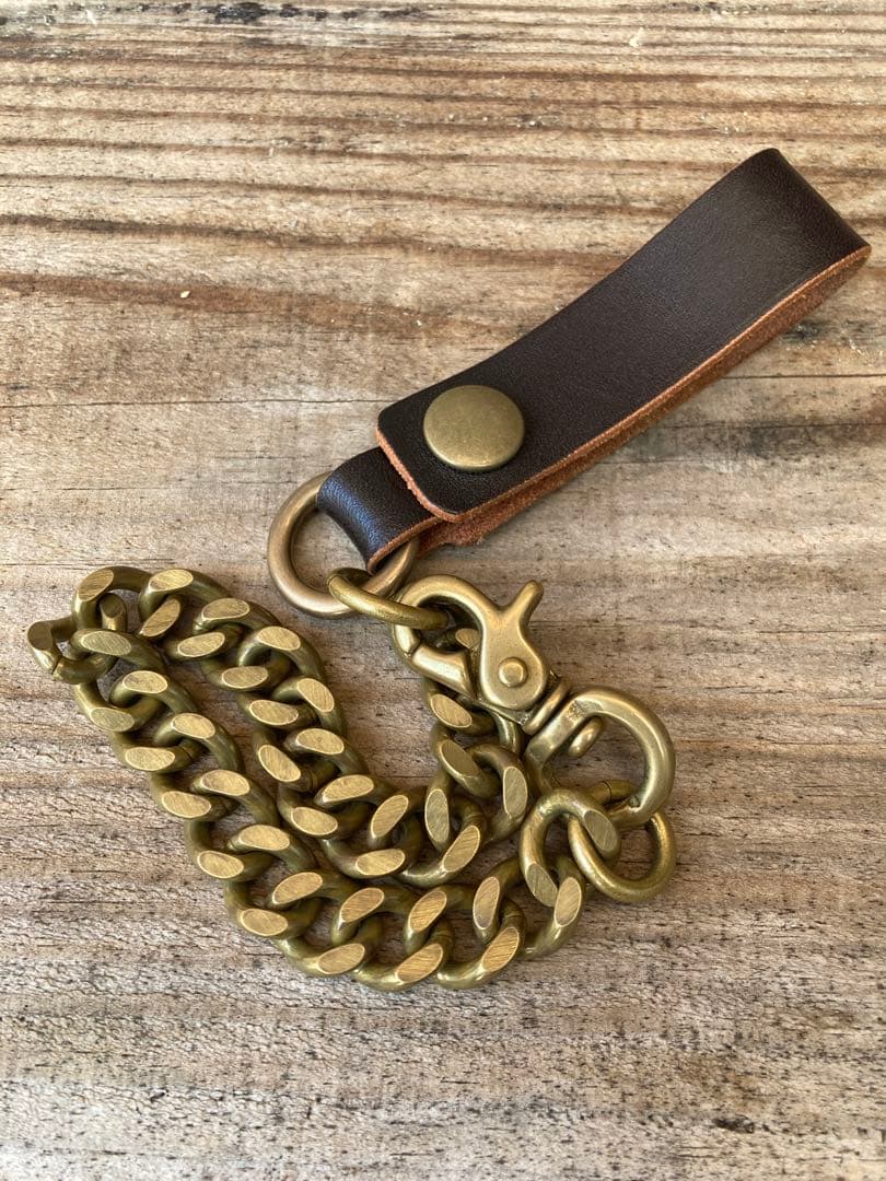 Backorder ウォレットチェーン　真鍮