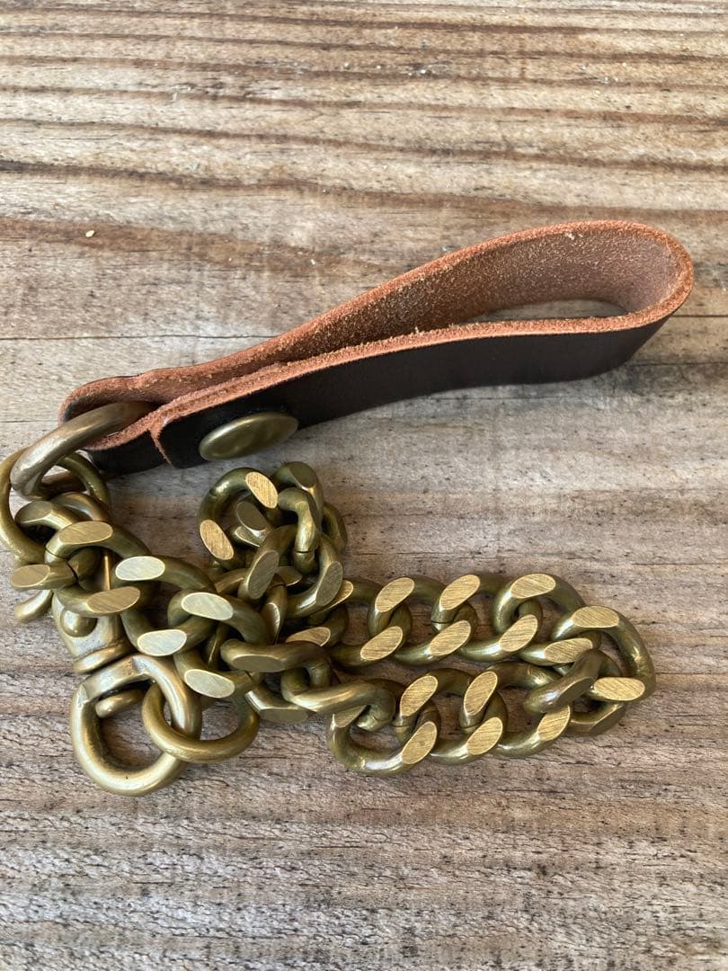 Backorder ウォレットチェーン　真鍮