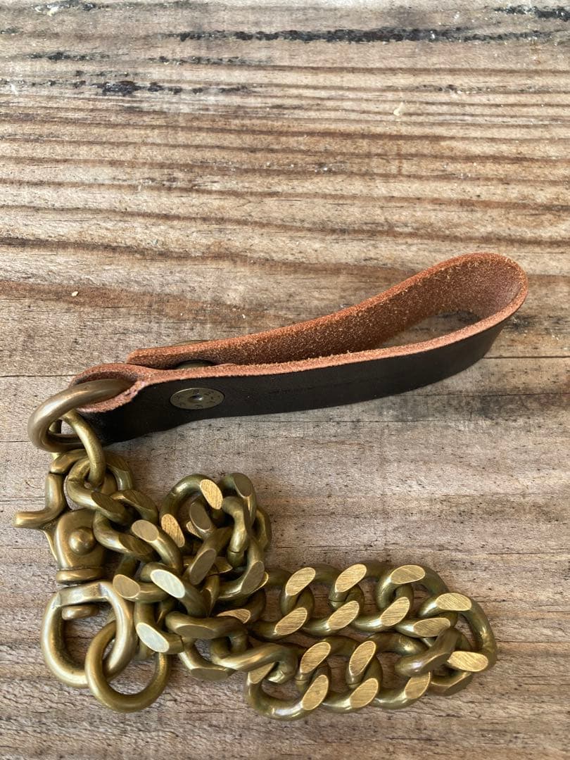 Backorder ウォレットチェーン　真鍮