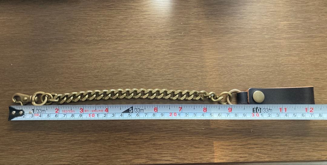 Backorder ウォレットチェーン　真鍮