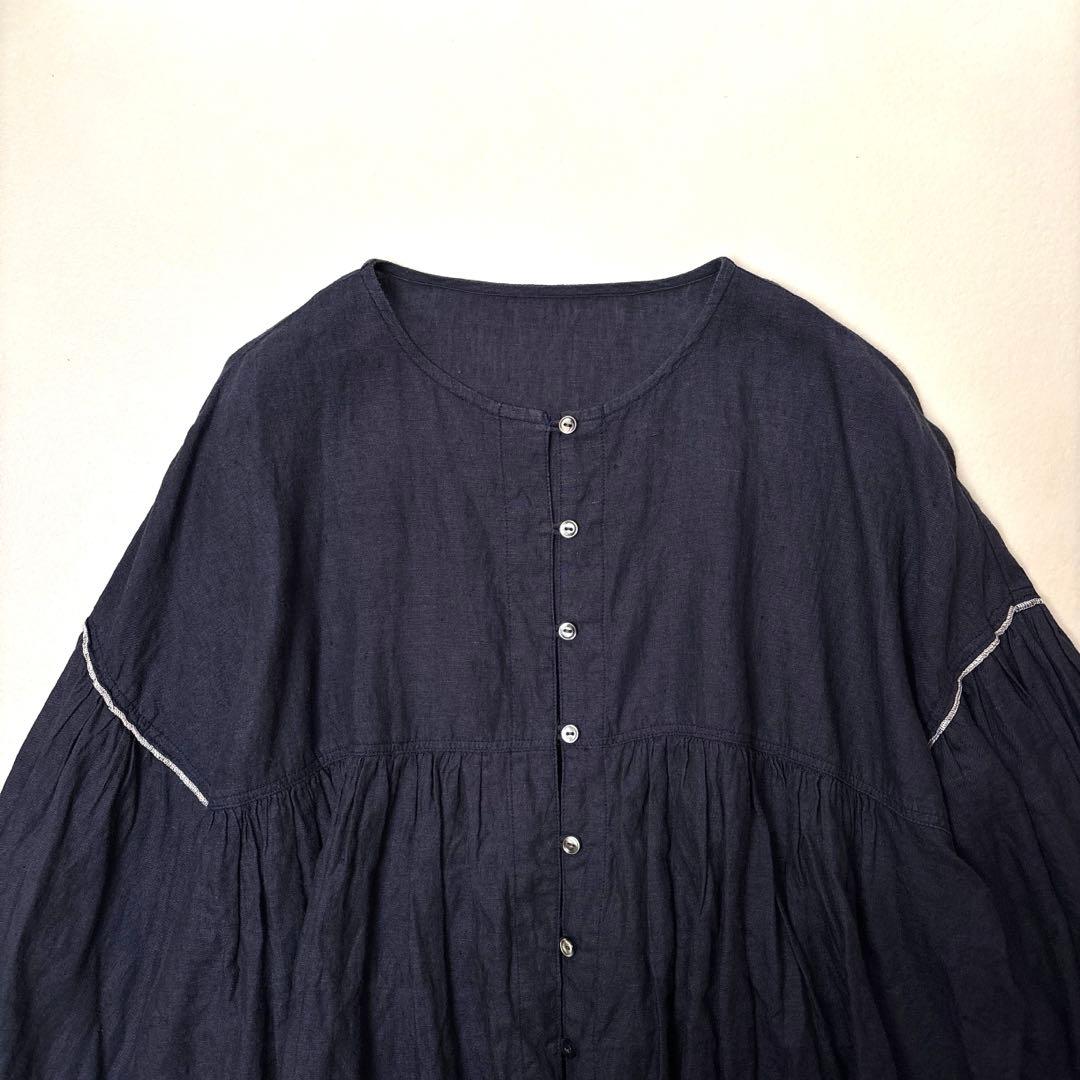 ネストローブ　マイパフィブラウス　紺