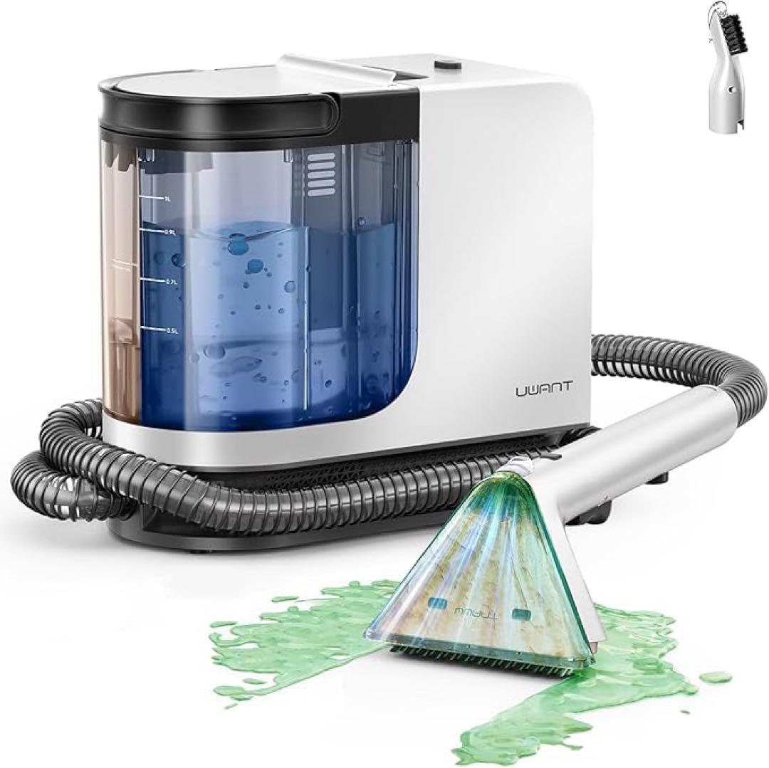 リンサークリーナー 18KPa 強力吸引力 カーペットクリーナー 大容量