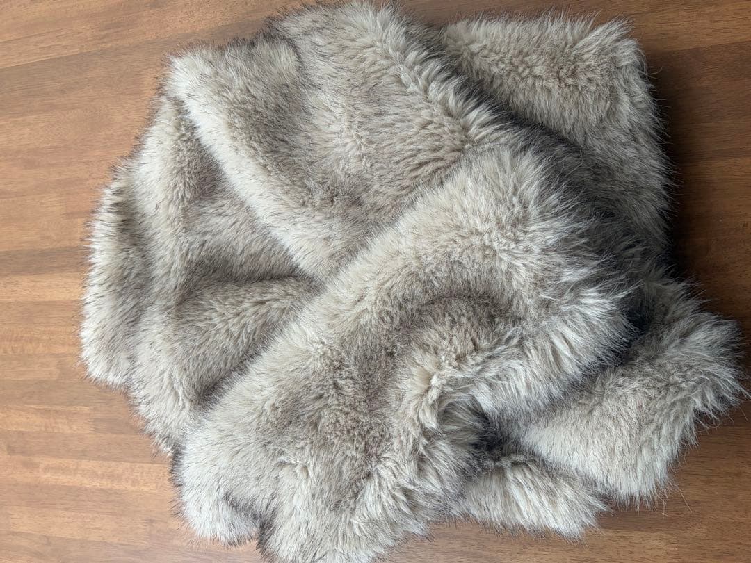 フェイクファーショートコート ナイスクラップ