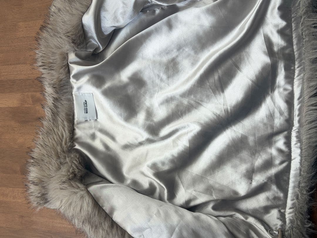 フェイクファーショートコート ナイスクラップ