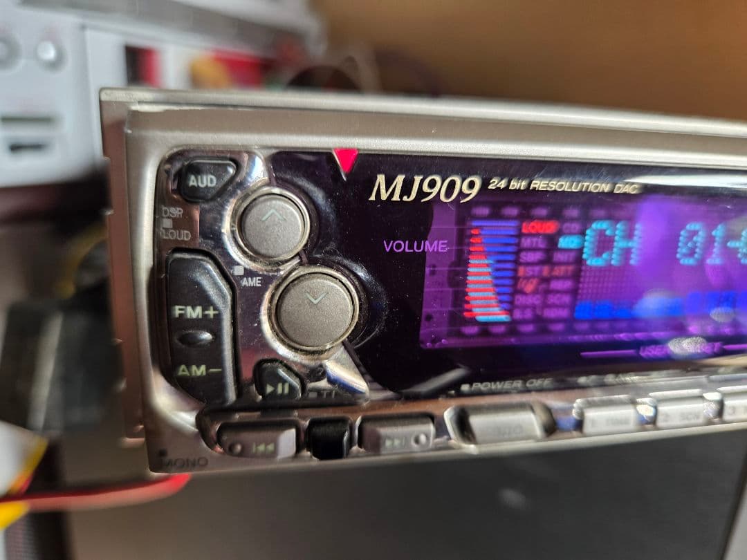 KENWOOD MJ909 カーステ 当時物 動作確認済み