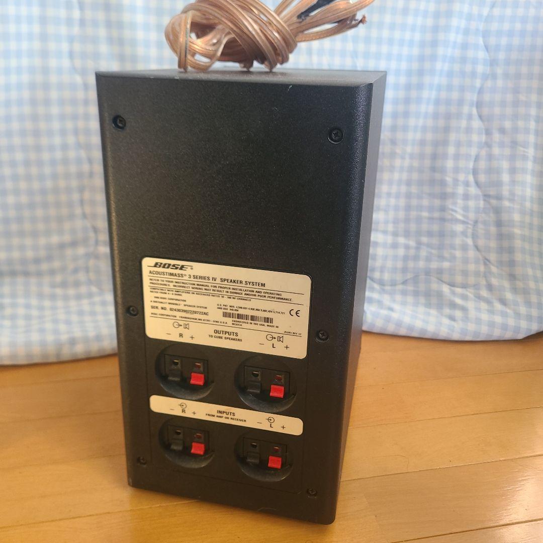 Bose サブウーファー 、スピーカー黒