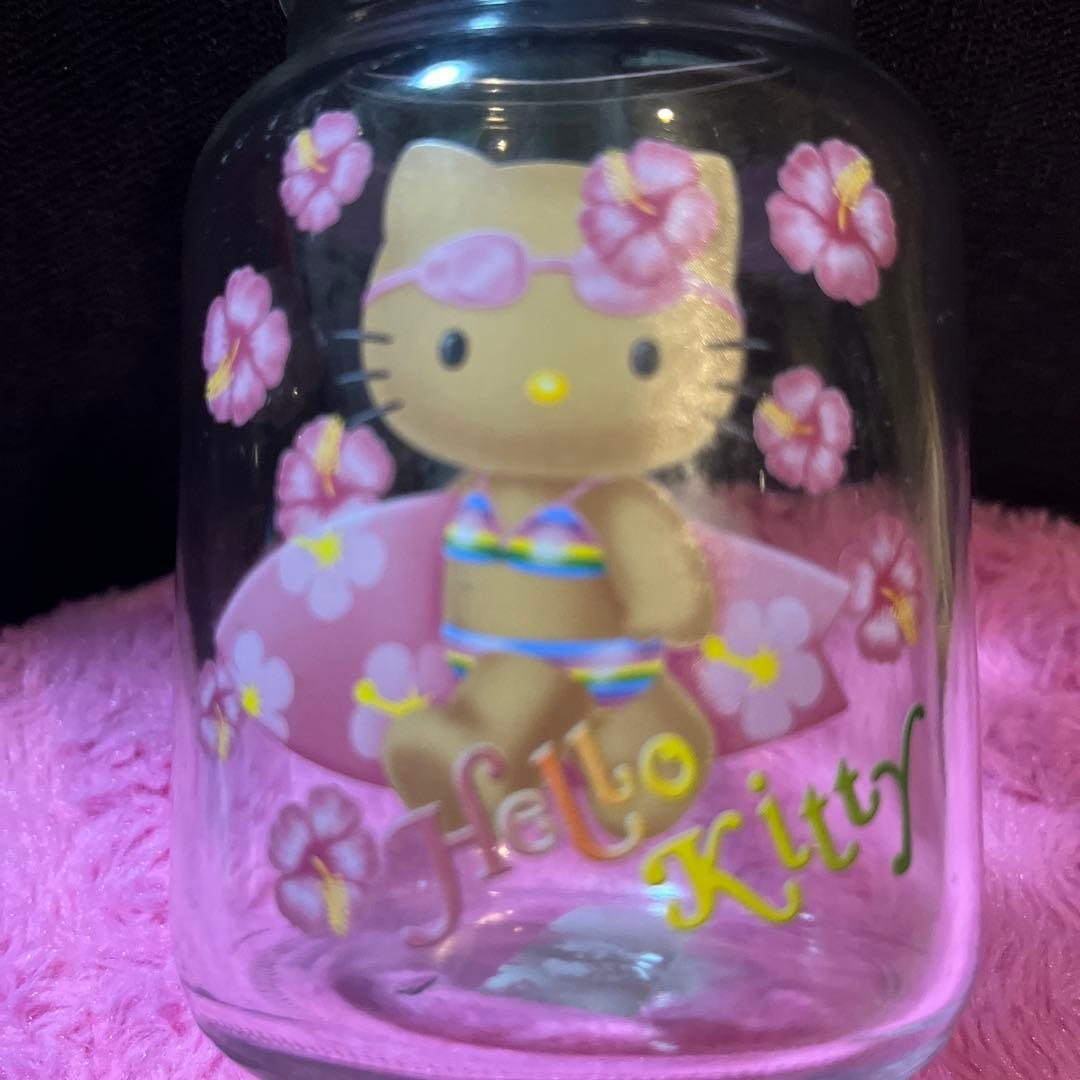 ハローキティー　激レア　ハワイ　サーフ　ハイビスカス　2002年　瓶kitty