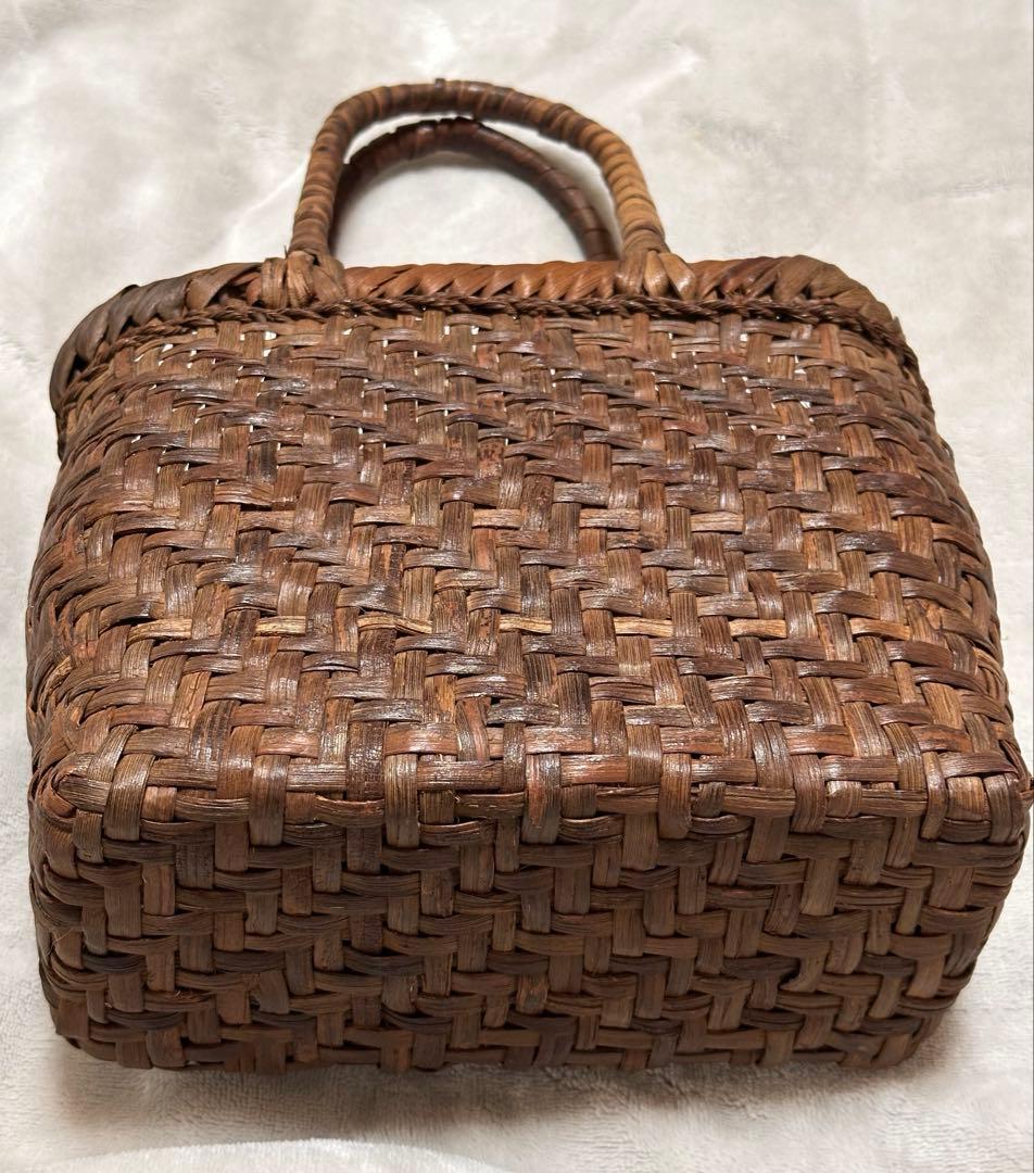 山葡萄かごバッグ 国産 奥会津 小さめサイズ 工芸品