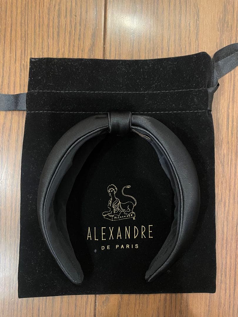 ALEXANDRE DE PARIS ブラックカチューシャ