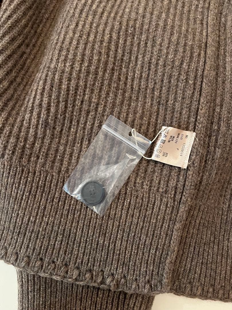 トップス todayful Wool Ribknit Cardigan