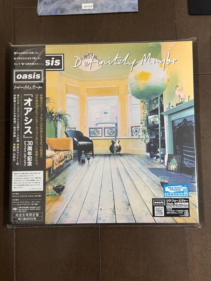 oasis レコード LP シングル チケット オアシス バケットハット 巾着