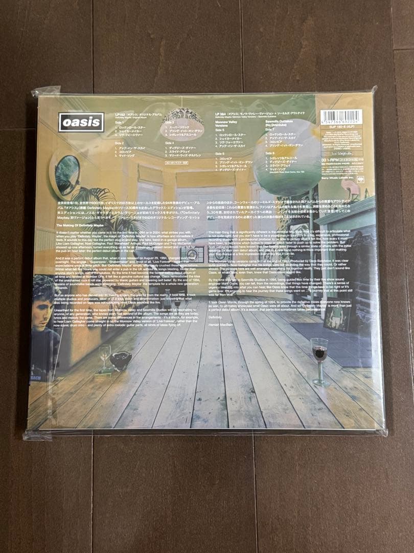 oasis レコード LP シングル チケット オアシス バケットハット 巾着