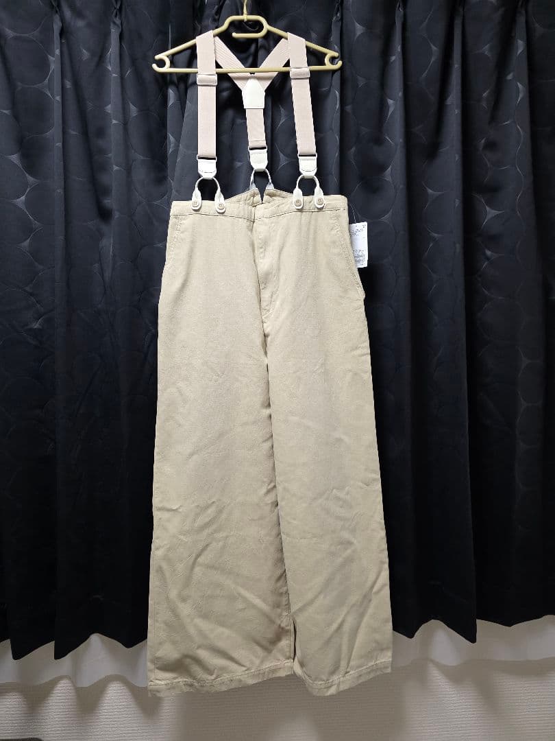 《新品·未使用品》 Spick and Span サスペンダー付きワーカーパンツ
