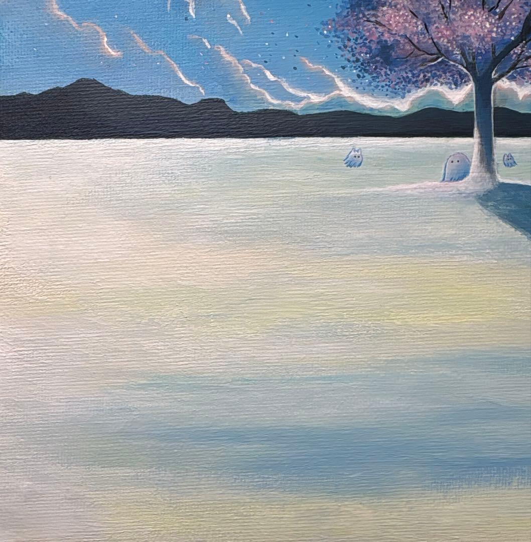 sakura アクリル画