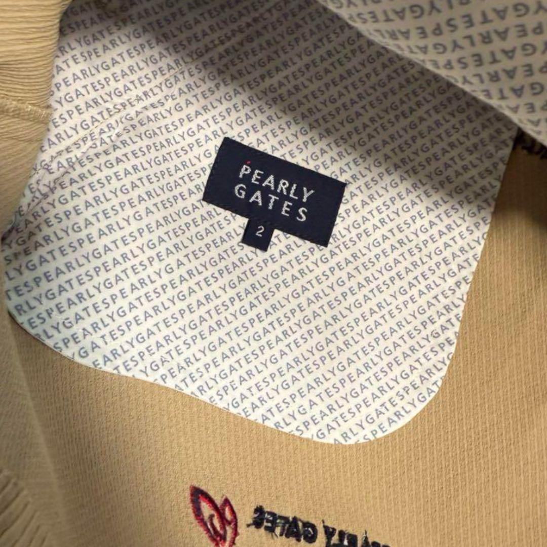 PEARLY GATES❣️刺繍入りゴルフスカート ベージュ 限定品新品未使用 2