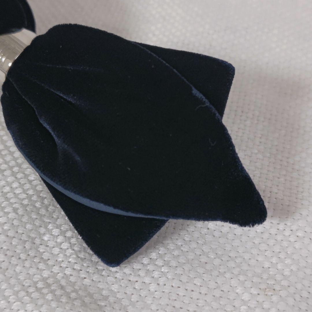 アレクサンドル ドゥ パリALEXANDRE DE PARISリボンバレッタ紺