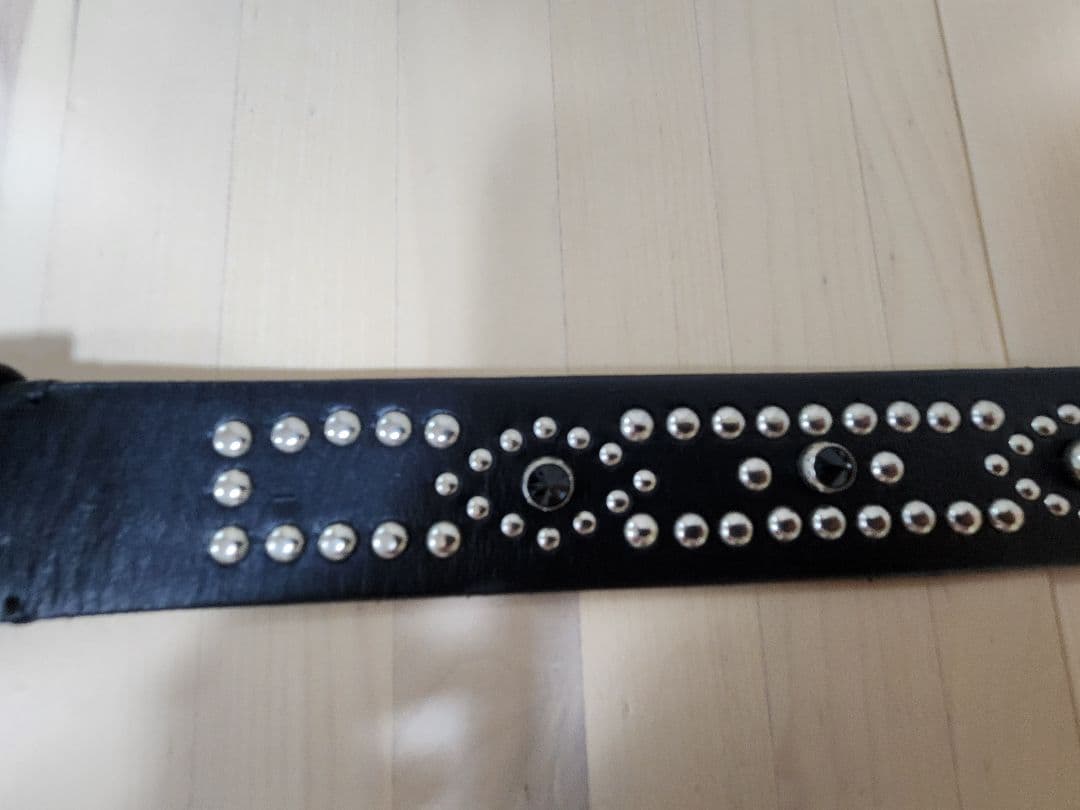 お値下げ　ポロラルフローレン　スタッズ 黒レザーベルト