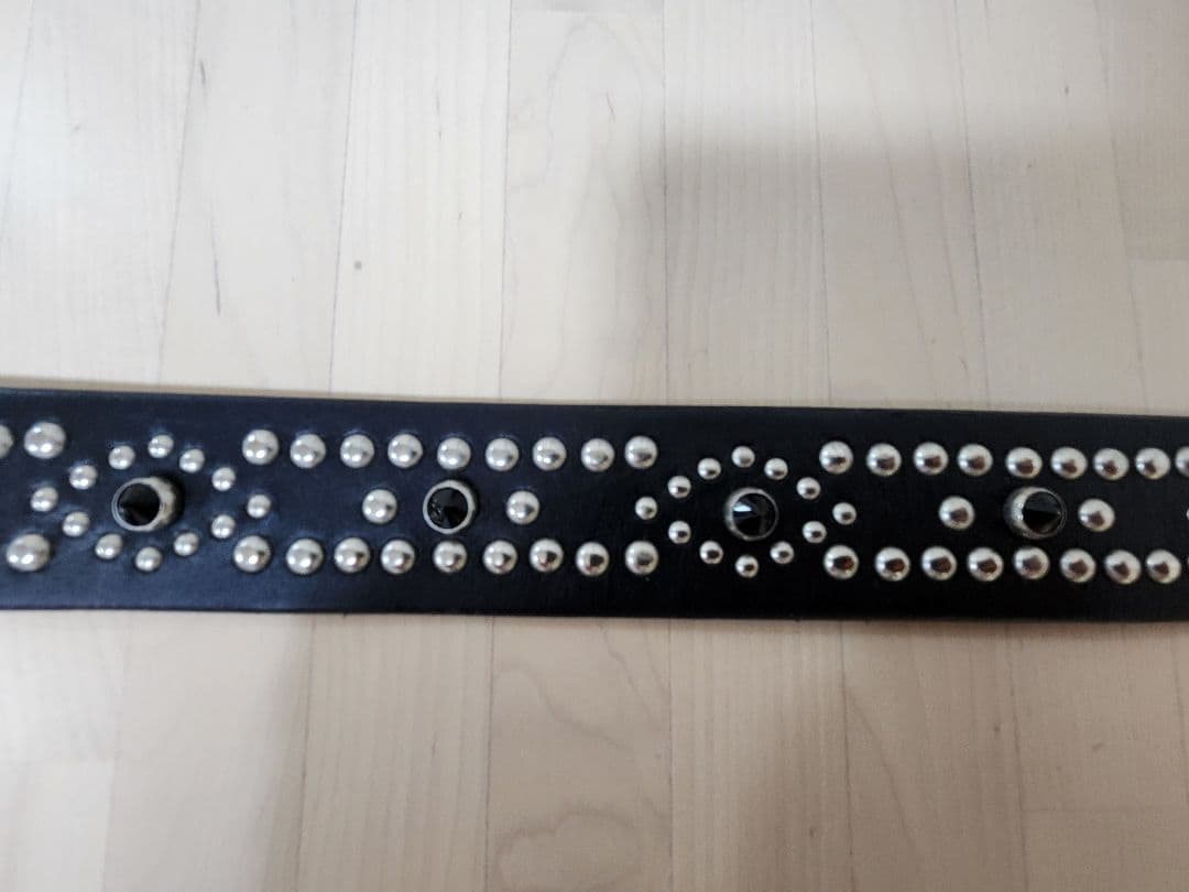 お値下げ　ポロラルフローレン　スタッズ 黒レザーベルト