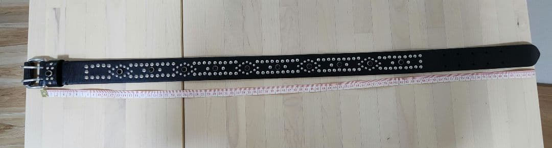 お値下げ　ポロラルフローレン　スタッズ 黒レザーベルト