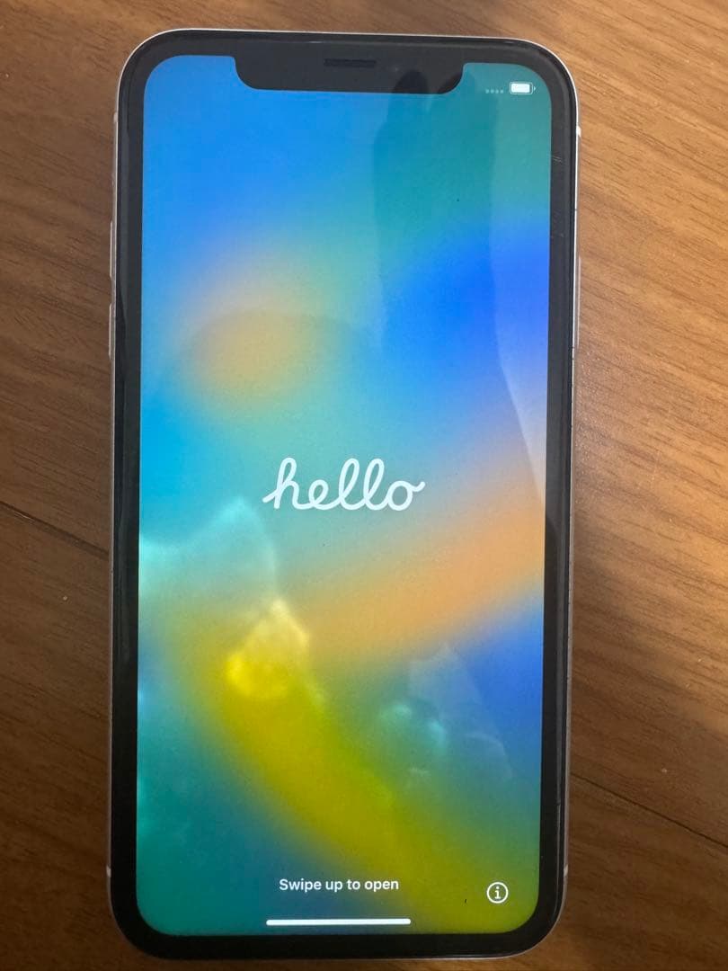 iPhone XR 82% バッテリー状態