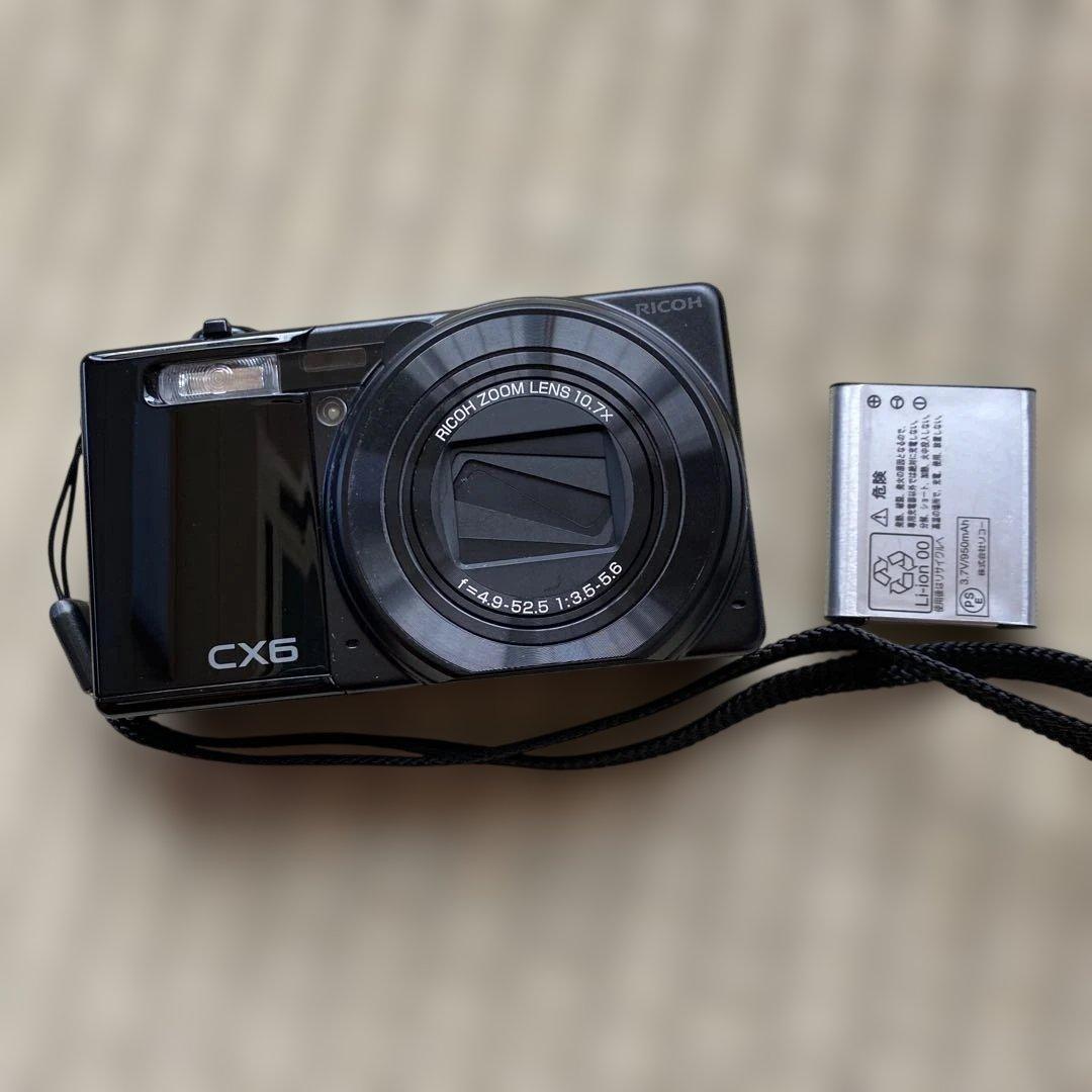 【完動品】RICOH CX6 コンパクトデジタルカメラ
