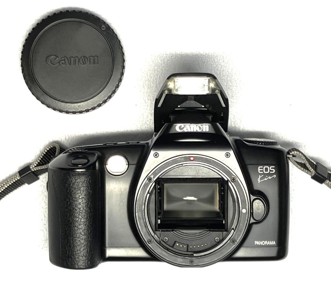 【美品・完動品】初代 Canon EOS Kiss フィルム 一眼レフ Wズーム