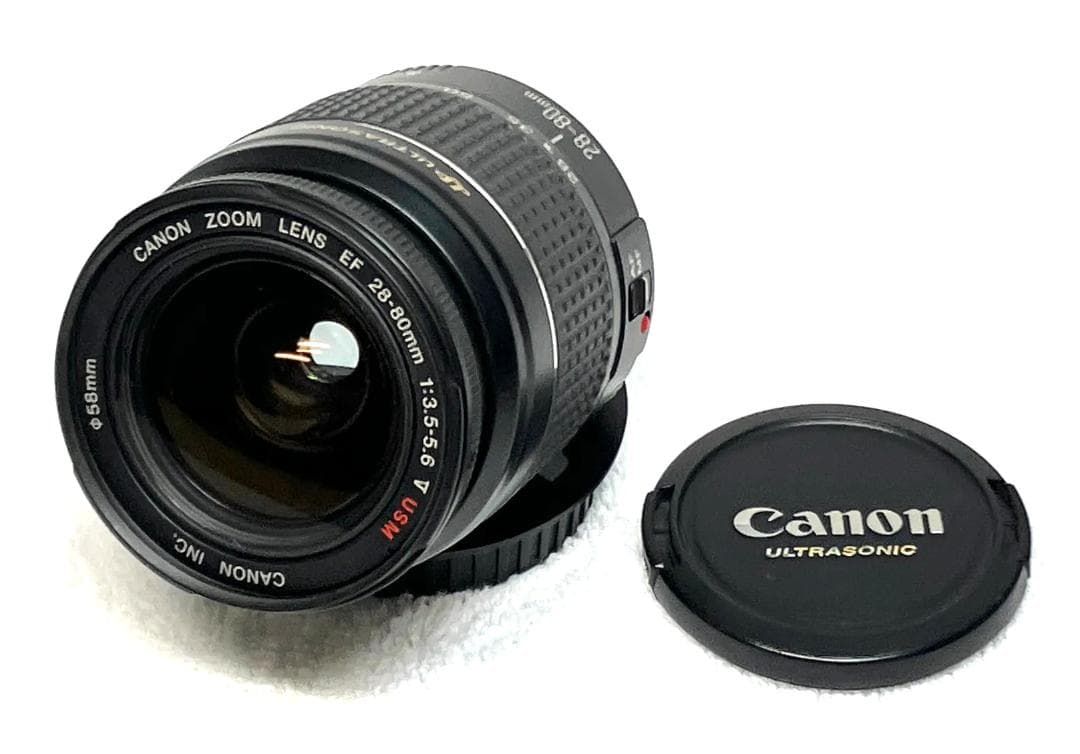 【美品・完動品】初代 Canon EOS Kiss フィルム 一眼レフ Wズーム