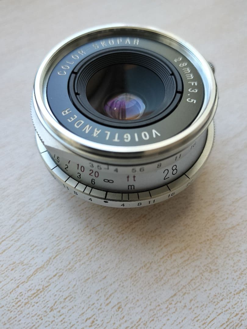 フォクトレンダー COLOR-SKOPAR 28mmF3.5 αEアダプタ付き