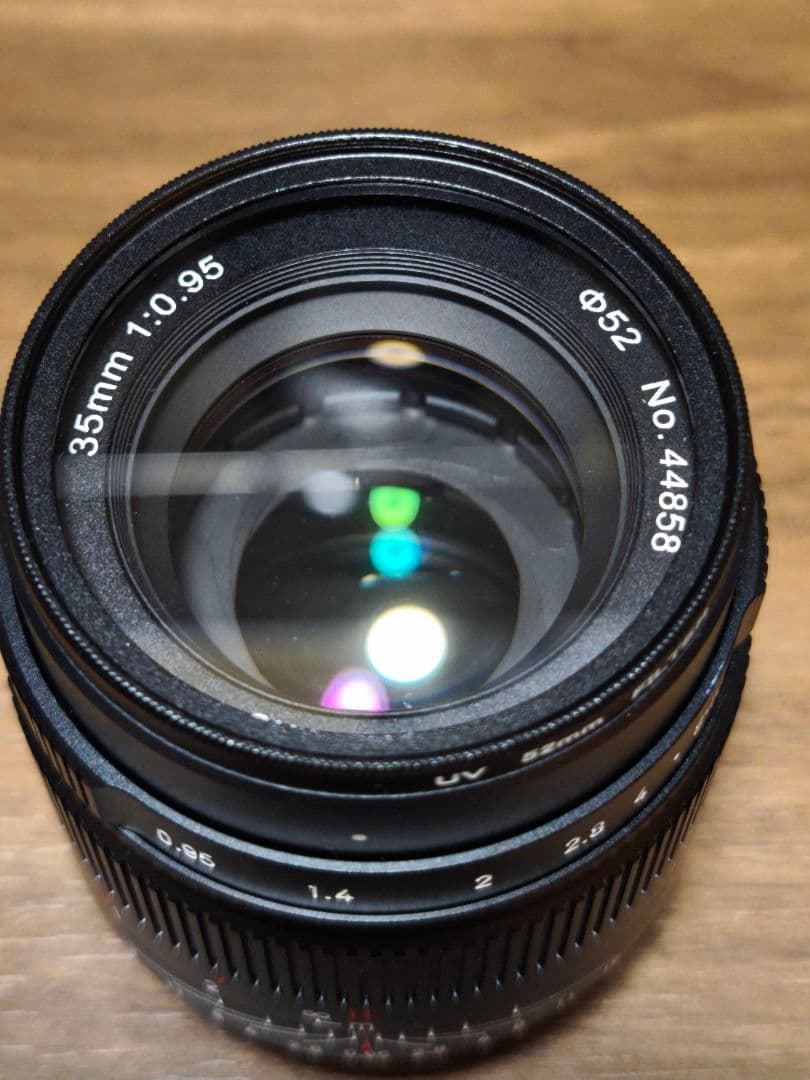 七工匠　35mm f/0.95 単焦点MFレンズ【フード、プロテクター付き】