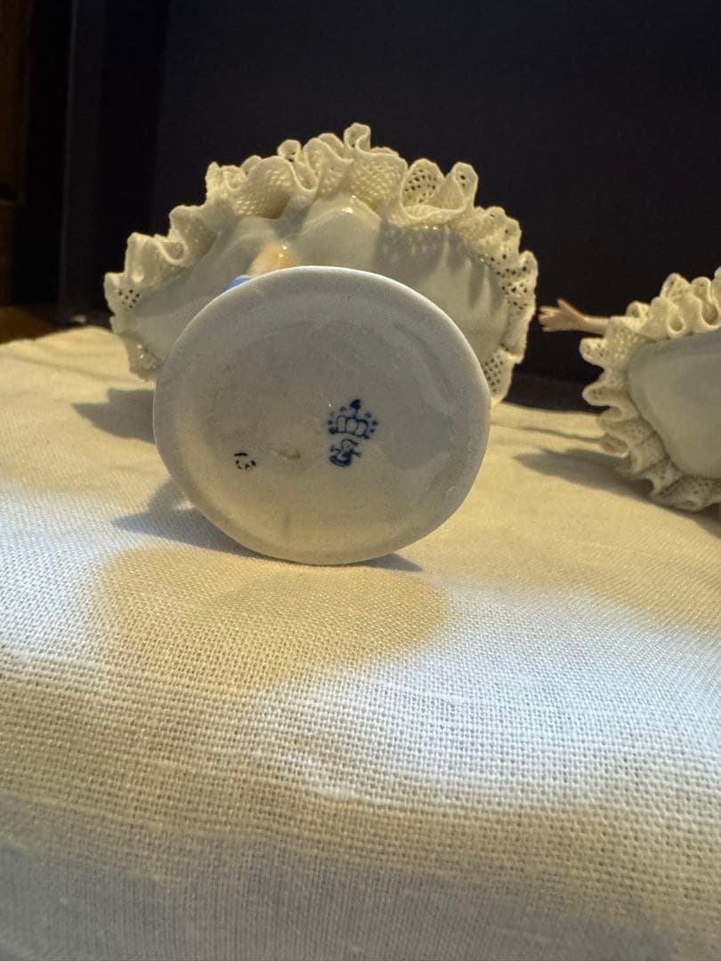 10/25まで/超美品ドイツマイセンドレスデン　ジッツェンドルフ 陶器バレリーナ