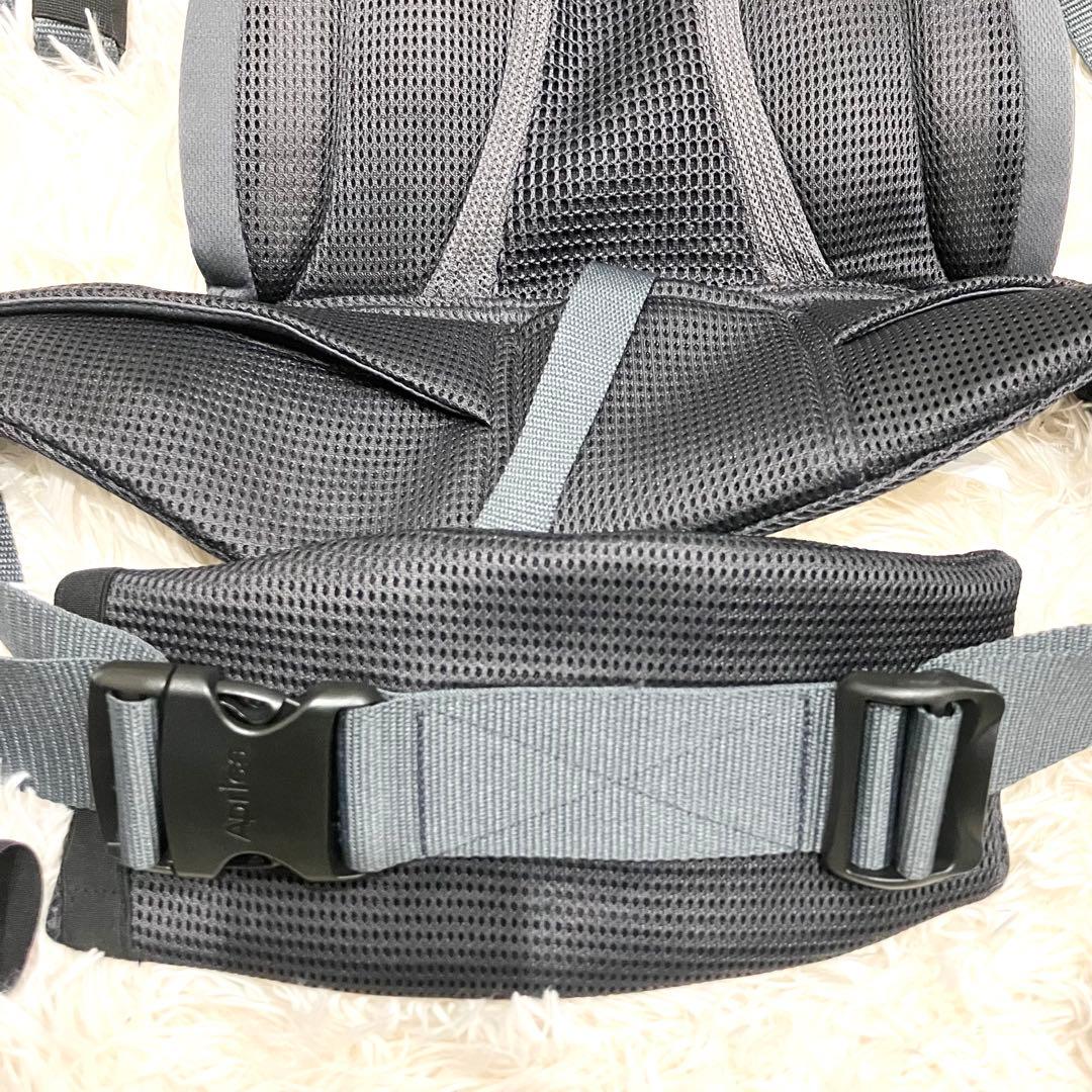 【美品】　ラクリス　抱っこ紐　アップリカ Aprica ダークグレー