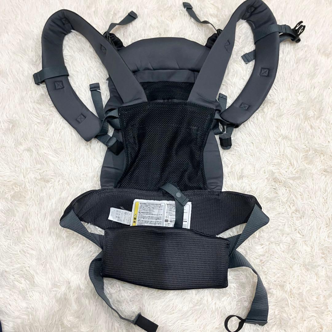 【美品】　ラクリス　抱っこ紐　アップリカ Aprica ダークグレー