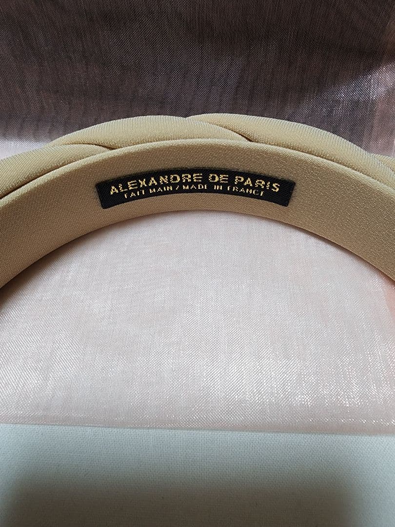 ALEXANDRE DE PARISカチューシャ TIMLESS SATIN