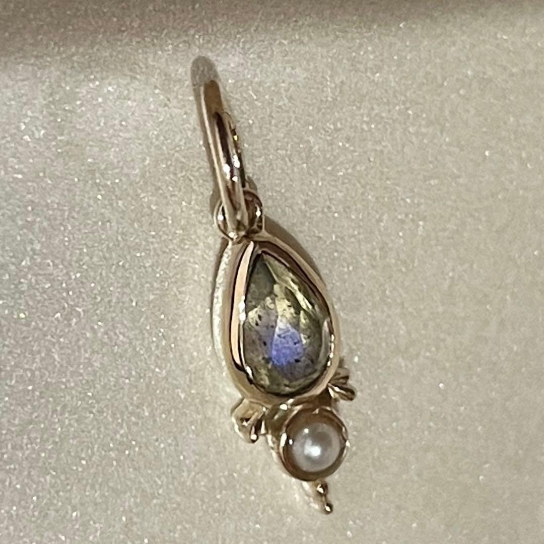 agete K5ラブラドライト チャーム