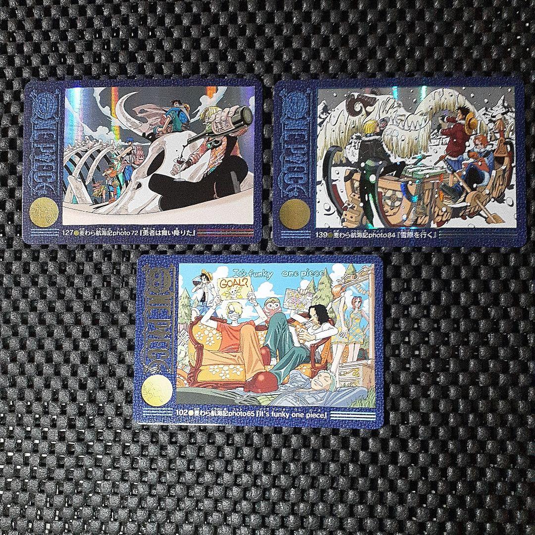 ワンピースビジュアルアドベンチャーカード、キラ、ラメ、シク、ノーマル65枚セット