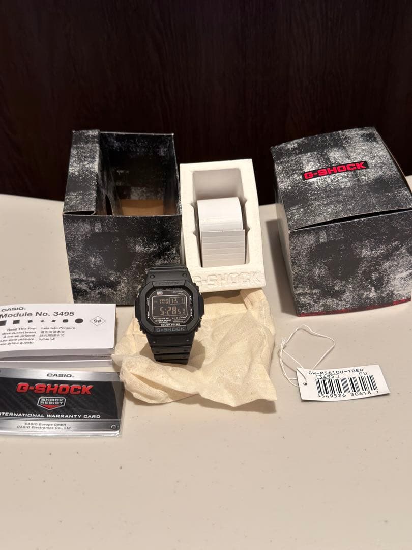 CASIO G-SHOCK GW-M5610U-1BER タフソーラー電波時計