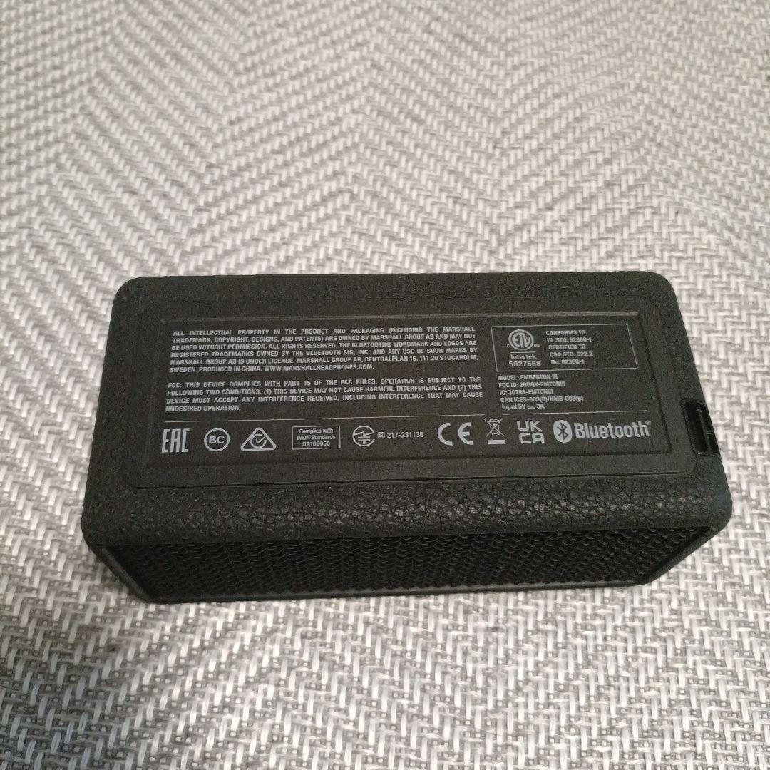 Marshall embertonⅢ black マーシャル　スピーカー