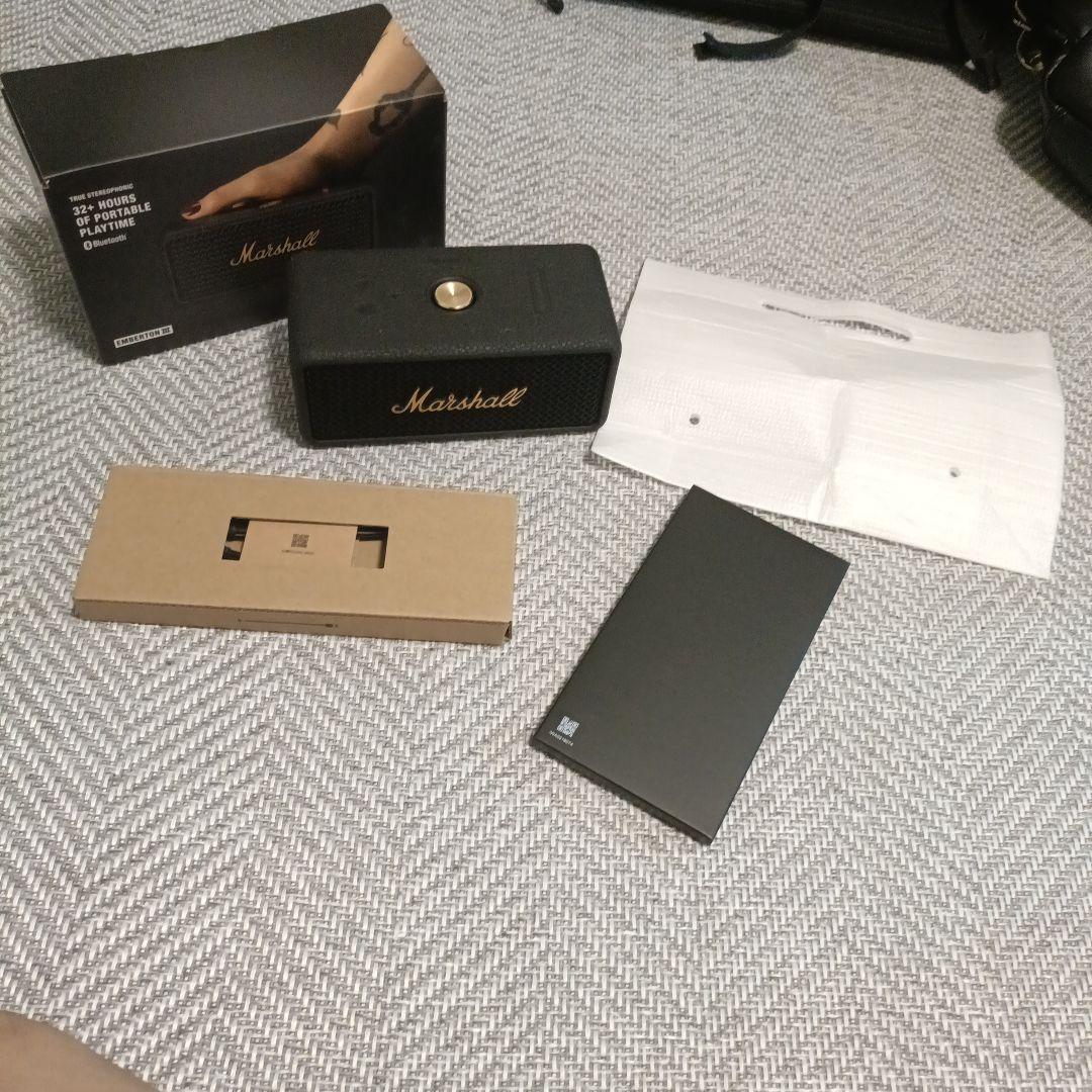 Marshall embertonⅢ black マーシャル　スピーカー