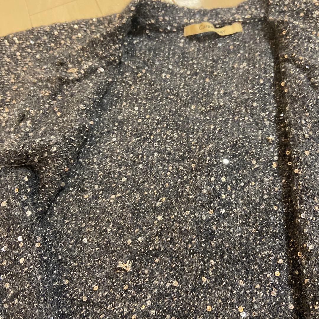 Curensology★スパングルショートカーディガン