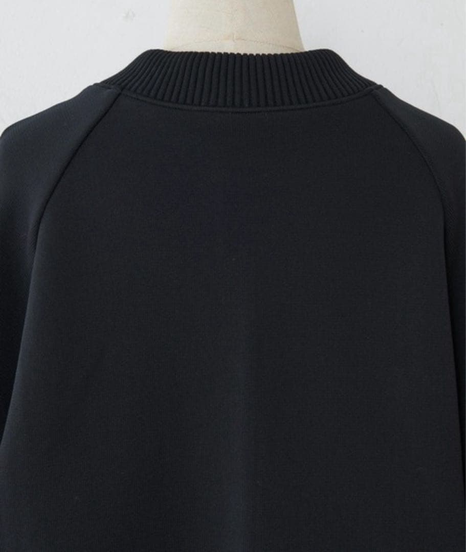 定価44000円 ビアズリー ZIPニットブルゾン ショートジャケット 黒